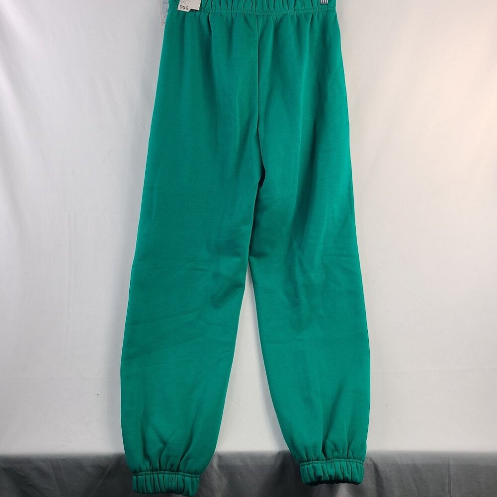 DSG Womens Classic Cotton Cinch Pants Melted Emerald Fleece Elastic Waist Sz M - Picture 7 of 7